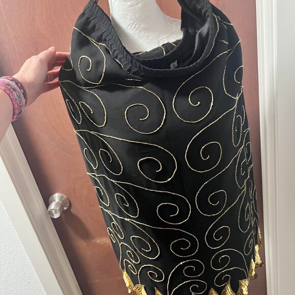 VINTAGE 1980’s Sequined and Beaded Anne Ashley Shirt and Skirt Set - Picture 3 of 5